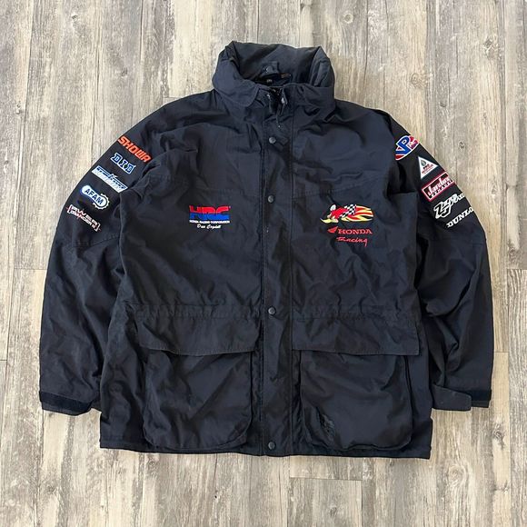 Vintage Honda Racing Woody Woodpecker Jacket W/Hood Size XXL - Picture 1 of 7